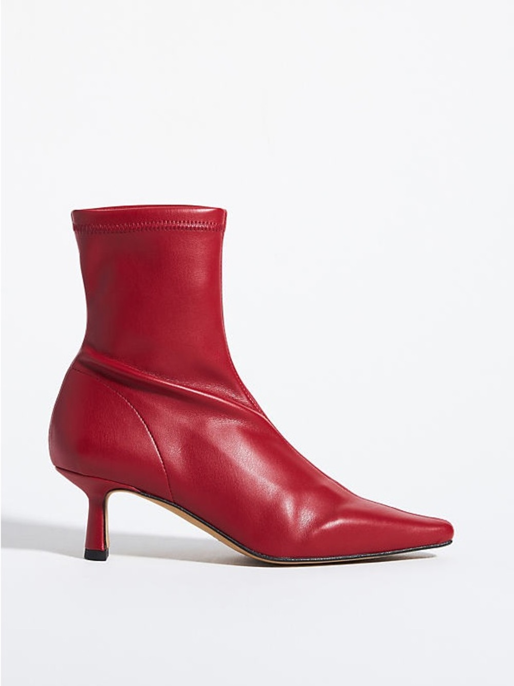 $300 ANGELA ALARACON LEATHER POINTED TOE KITTEN HEELS 39/ US 8-8.5